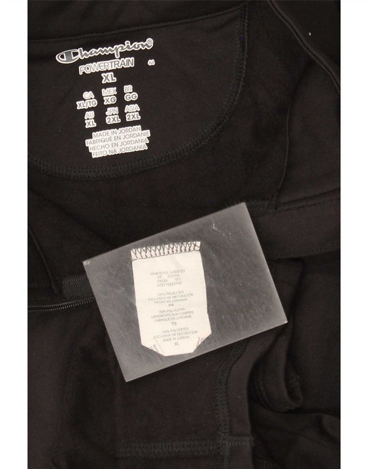 Женский спортивный костюм Champion, верхняя куртка UK 18 XL, черный полиэстер
