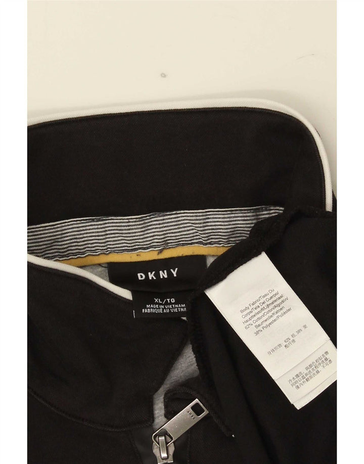 Мужская рубашка-поло Dkny XL, черный хлопок