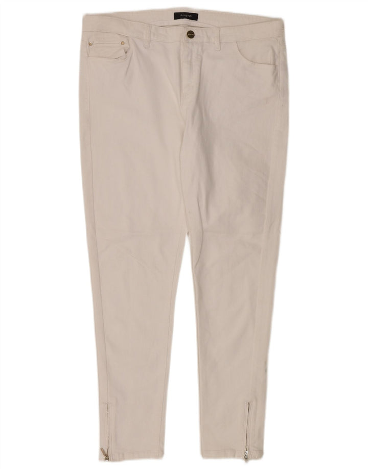 Женские джинсы скинни MARKS & SPENCER с автографом W34 L28 белые