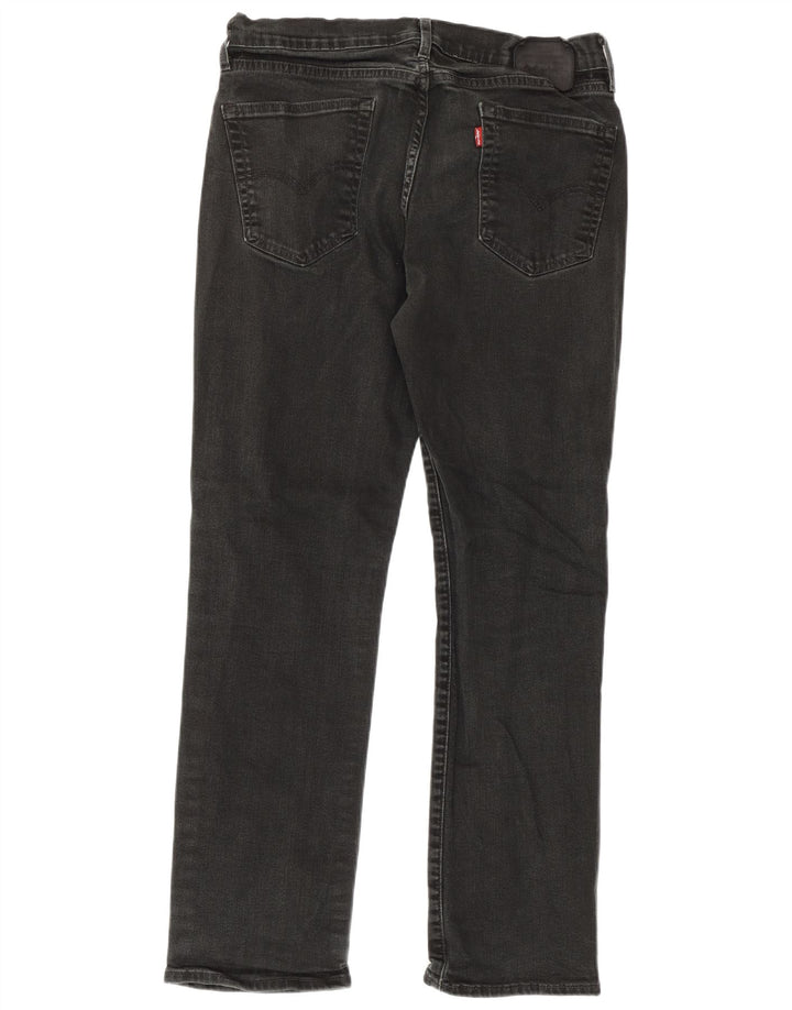Мужские прямые джинсы Levi's W33 L30, черный хлопок