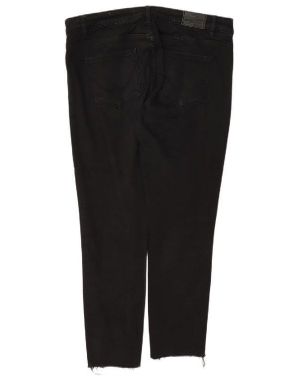 Женские джинсы-джеггинсы Superdry Alexia W31 L26, черный хлопок
