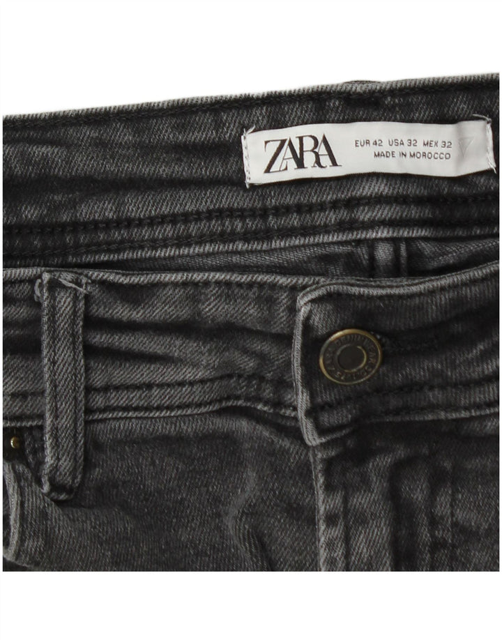 Мужские зауженные джинсы Zara EU 42 Medium W32 L30 Серые