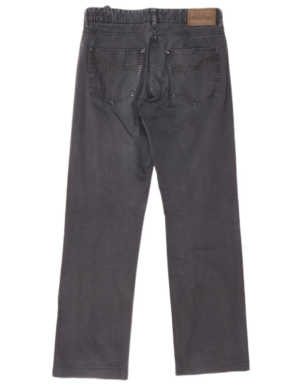 Мужские прямые джинсы Massimo Dutti EU 40 Medium W31 L30 Темно-синие, хлопок
