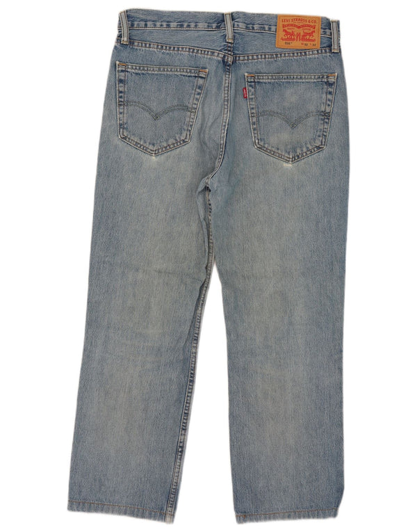 Мужские прямые джинсы Levi's 516 W32 L26 синие, хлопок