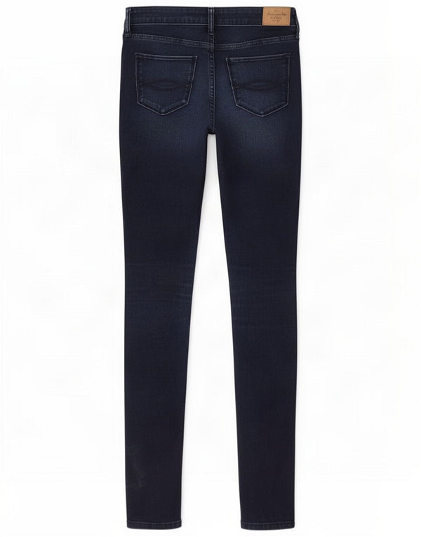 Женские джинсы скинни Abercrombie & Fitch W26 L31, темно-синий хлопок