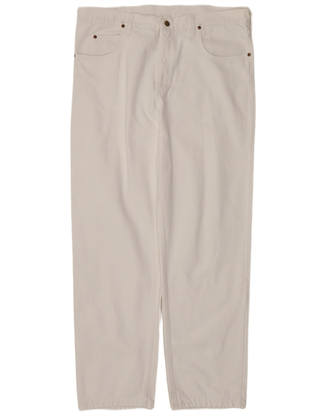 Мужские прямые джинсы LEE Kansas W40 L34, белый хлопок