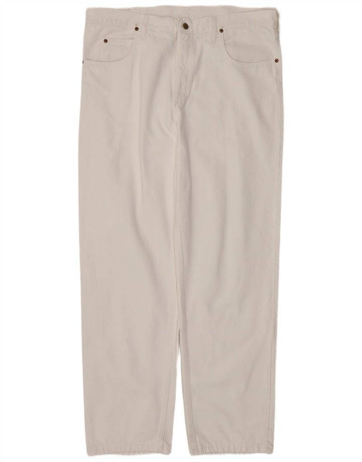 Мужские прямые джинсы LEE Kansas W40 L34, белый хлопок