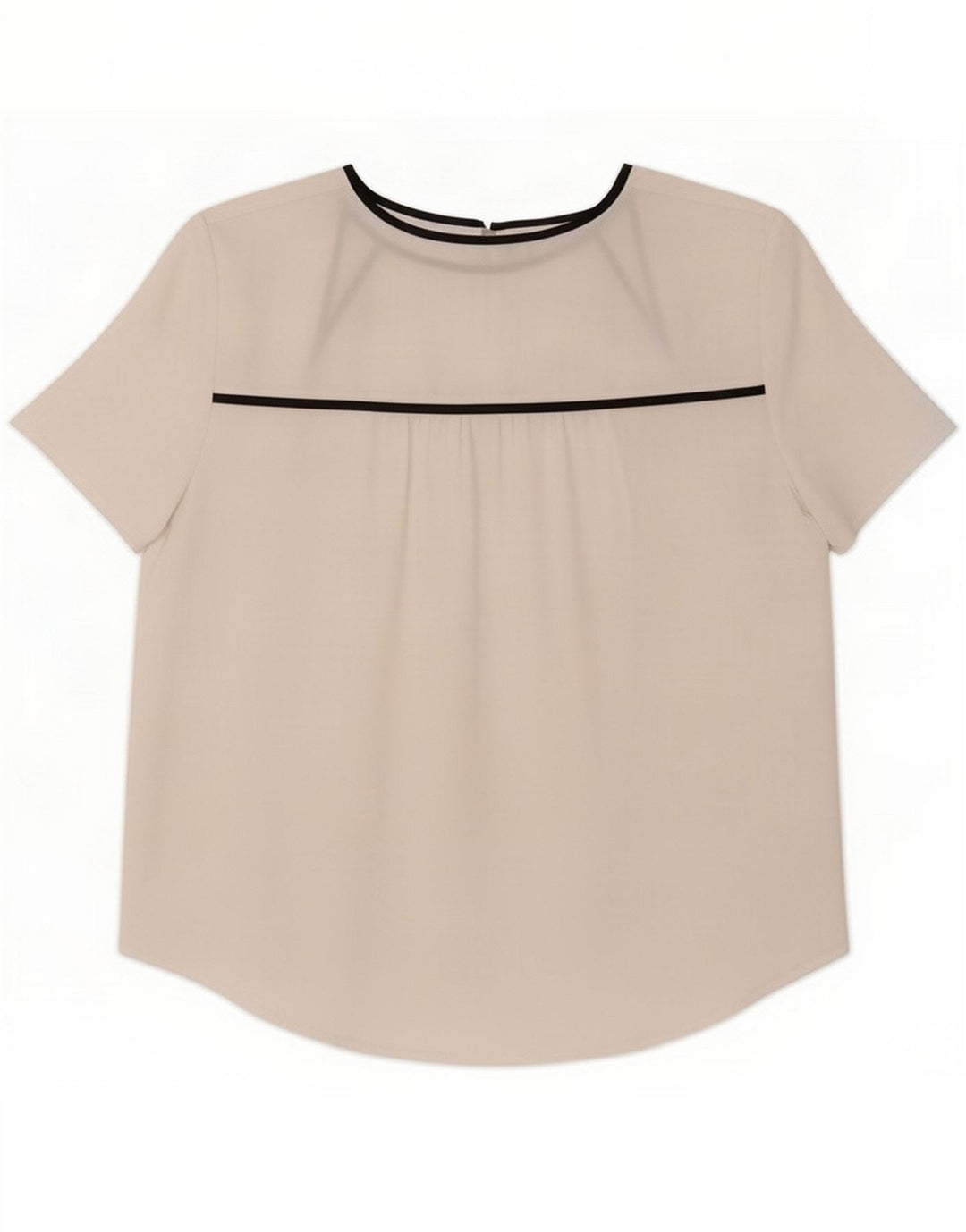 Женская блузка Armani Exchange Top UK 14, средний белый полиэстер с цветными блоками
