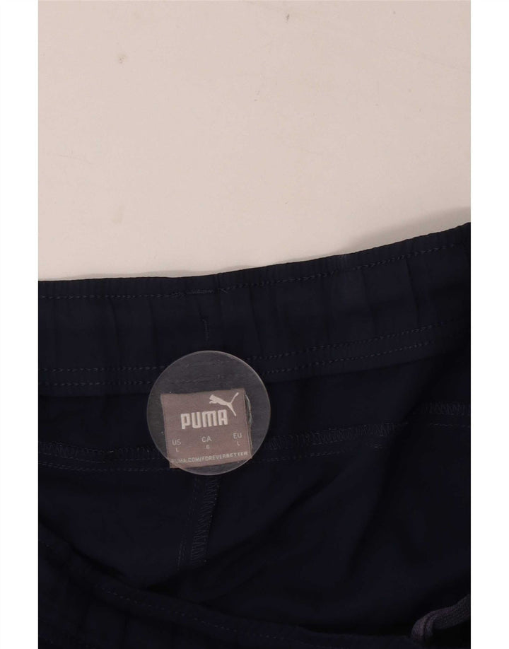 Мужские спортивные шорты Puma, большие, темно-синие