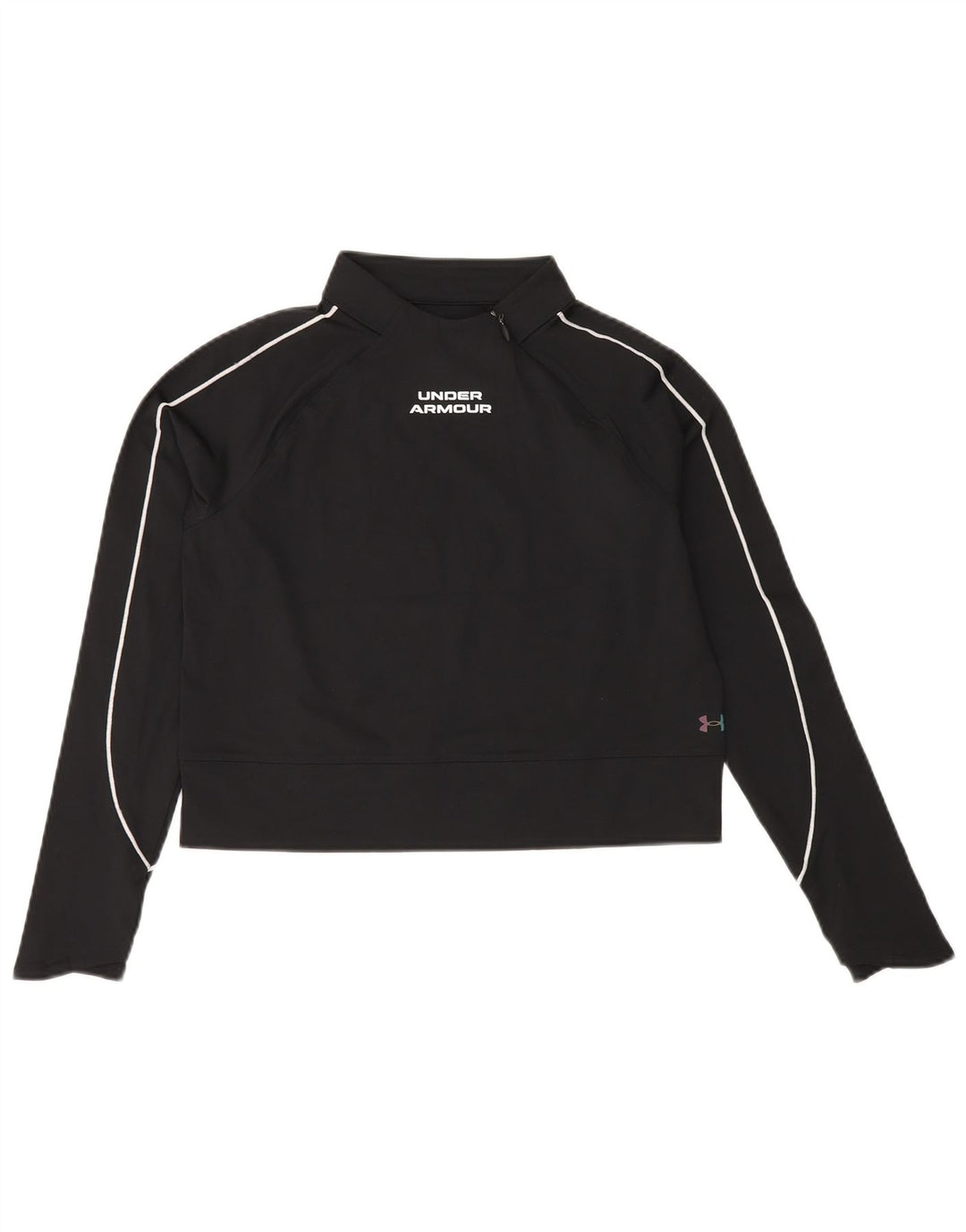 Женский укороченный свитшот Under Armour Cold Gear UK 10, маленький черный