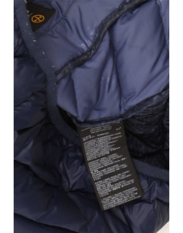 Женская стеганая куртка Jack Wolfskin, Великобритания, маленький размер 8/10, темно-синий, нейлон