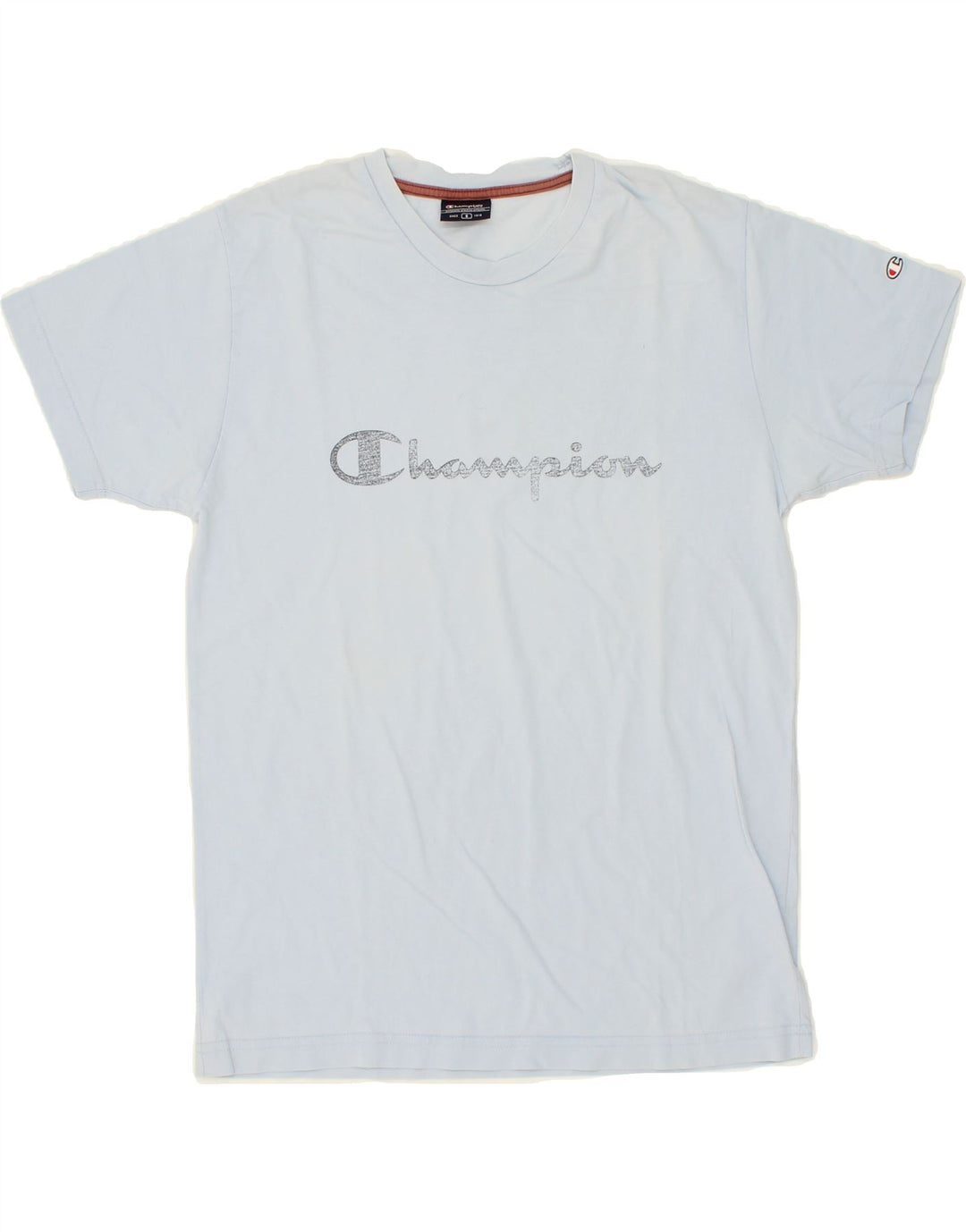 CHAMPION Mens Graphic T-Shirt Top Small Blue Vintage Champion and Second-Hand Champion from Messina Hembry 
