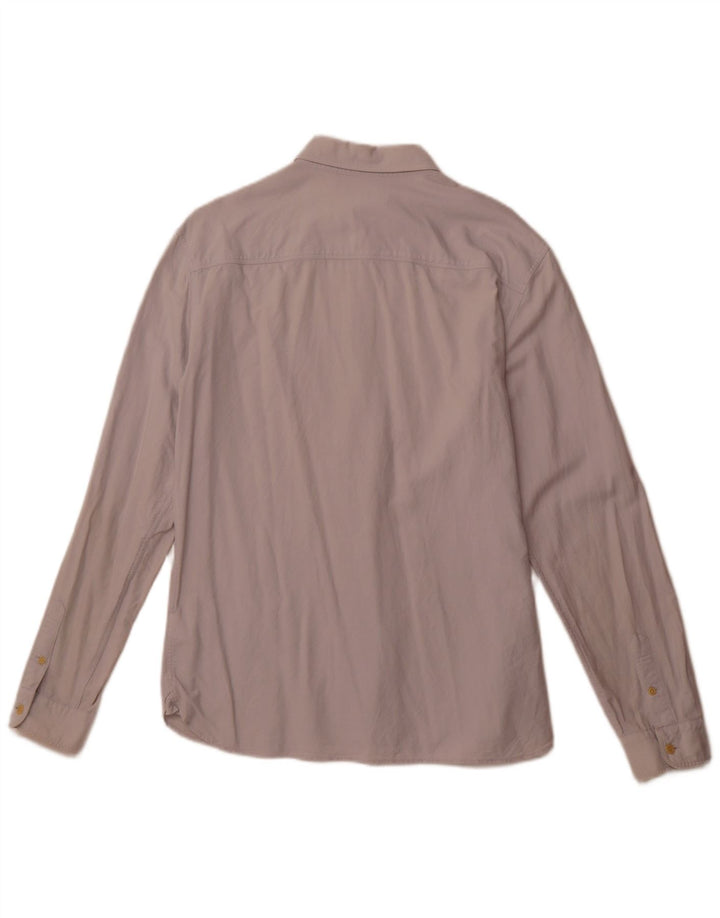 Мужская рубашка All Saints из хлопка белого цвета среднего размера