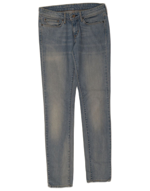 Женские джинсы скинни Levi's W27 L32, синие, хлопок