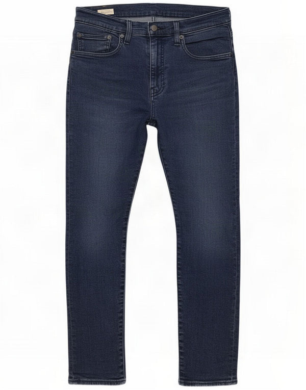 Levi's Mens 512 Slim Tapered Jeans W34 L30 Navy Blue Cotton