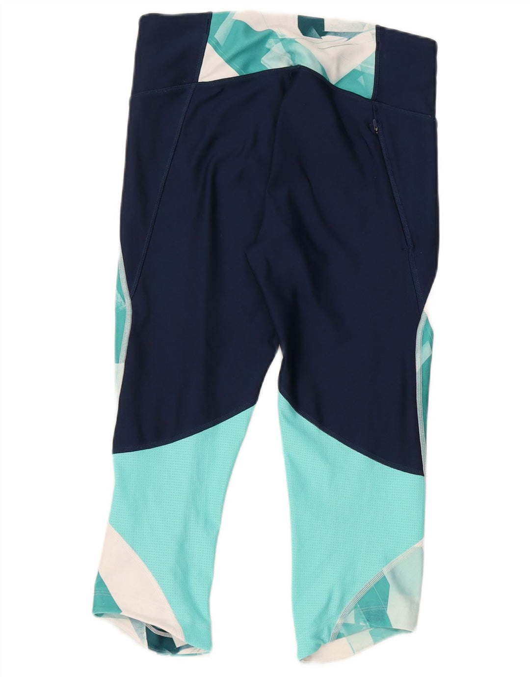Женские компрессионные леггинсы Under Armour UK 12, средний бирюзовый с геометрическим рисунком