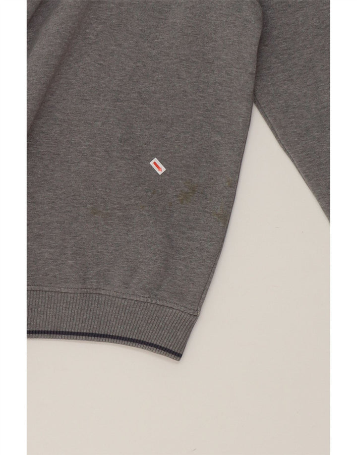 CROPP Mens Graphic Hoodie Jumper XL Grey Cotton Vintage Cropp and Second-Hand Cropp from Messina Hembry 