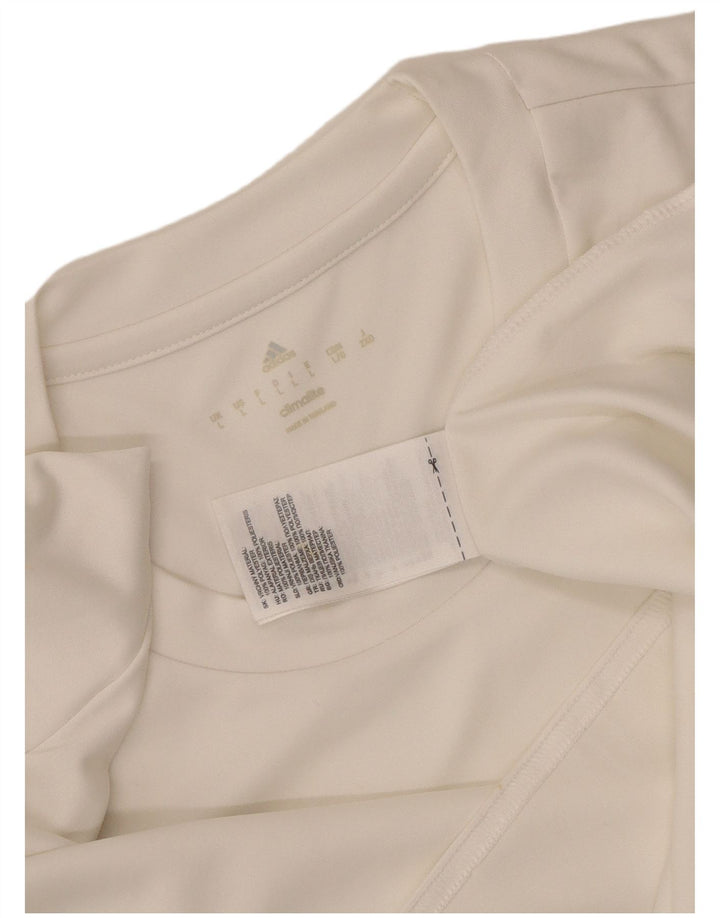 Мужская футболка Adidas Climalite, большой белый полиэстер