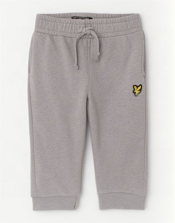 Спортивные брюки для бега для мальчиков Lyle & Scott, 12–18 месяцев, серые, хлопковые