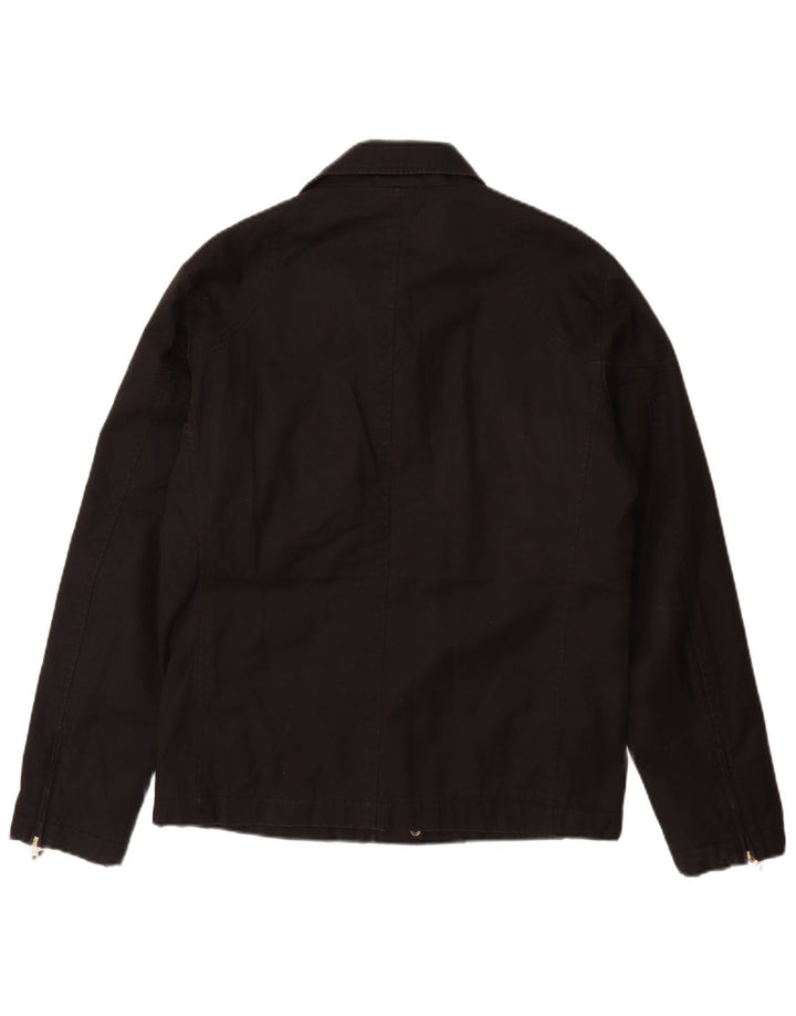 Мужская куртка ZARA UK 38, средний черный хлопок, черный