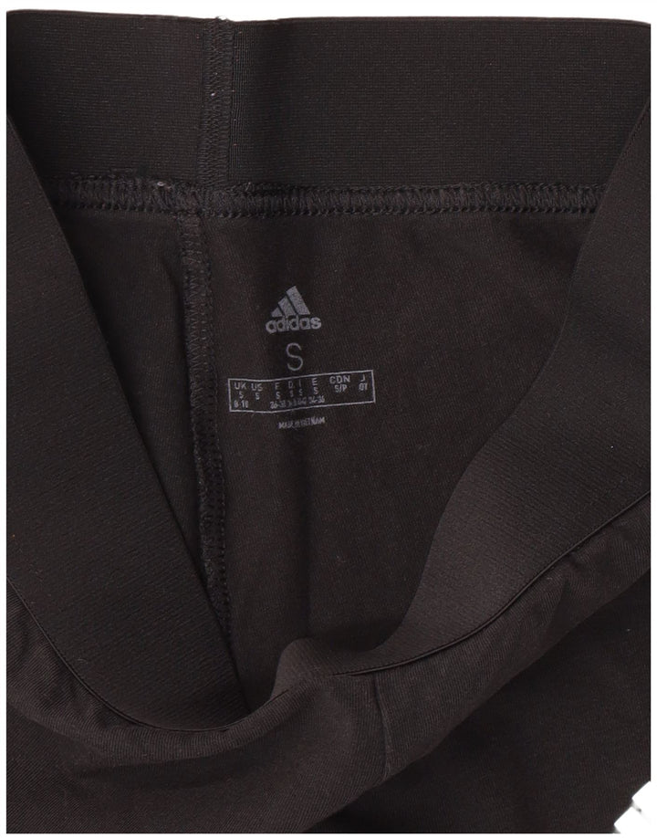 Женские леггинсы ADIDAS UK 8/10, маленькие, черные