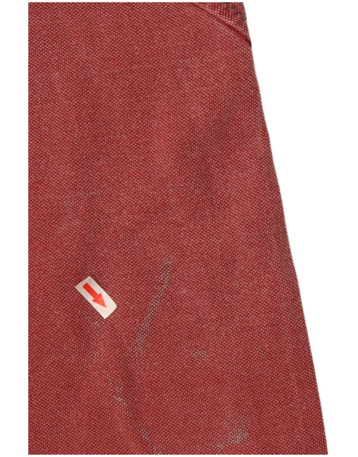 FAT FACE Мужской свитшот с рисунком на молнии и воротником-стойкой, джемпер среднего красного цвета, хлопок