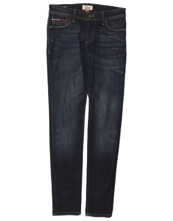 Женские джинсы скинни Tommy Hilfiger W28 L32 Темно-синие