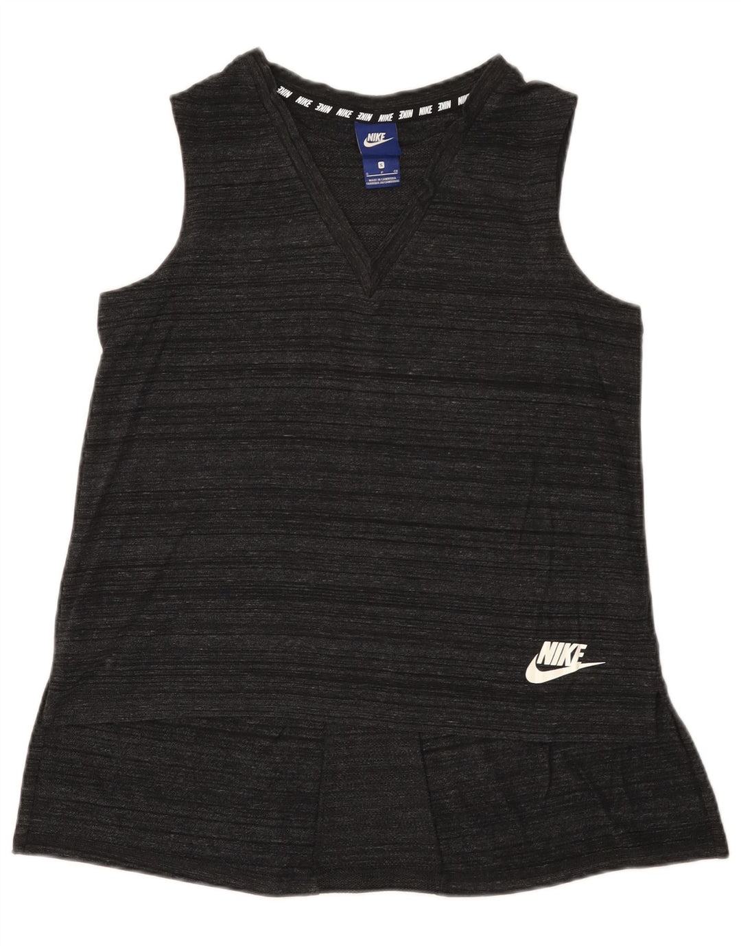 Женский жилет Nike Top UK 10, маленький серый в крапинку