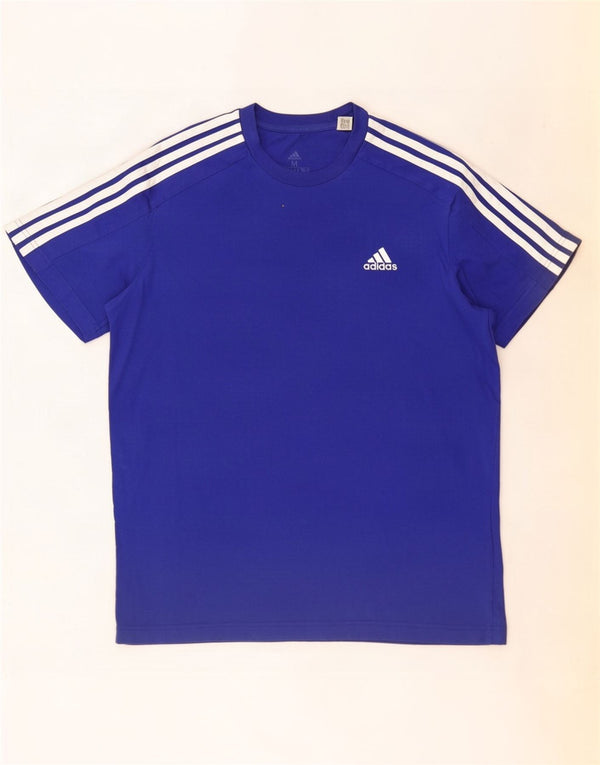 Мужская футболка Adidas Top Medium Blue Cotton