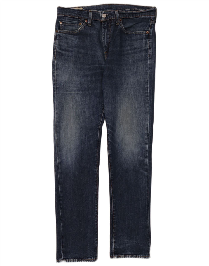 Мужские джинсы Levi's 511 Slim W32 L32 Темно-синие, хлопок