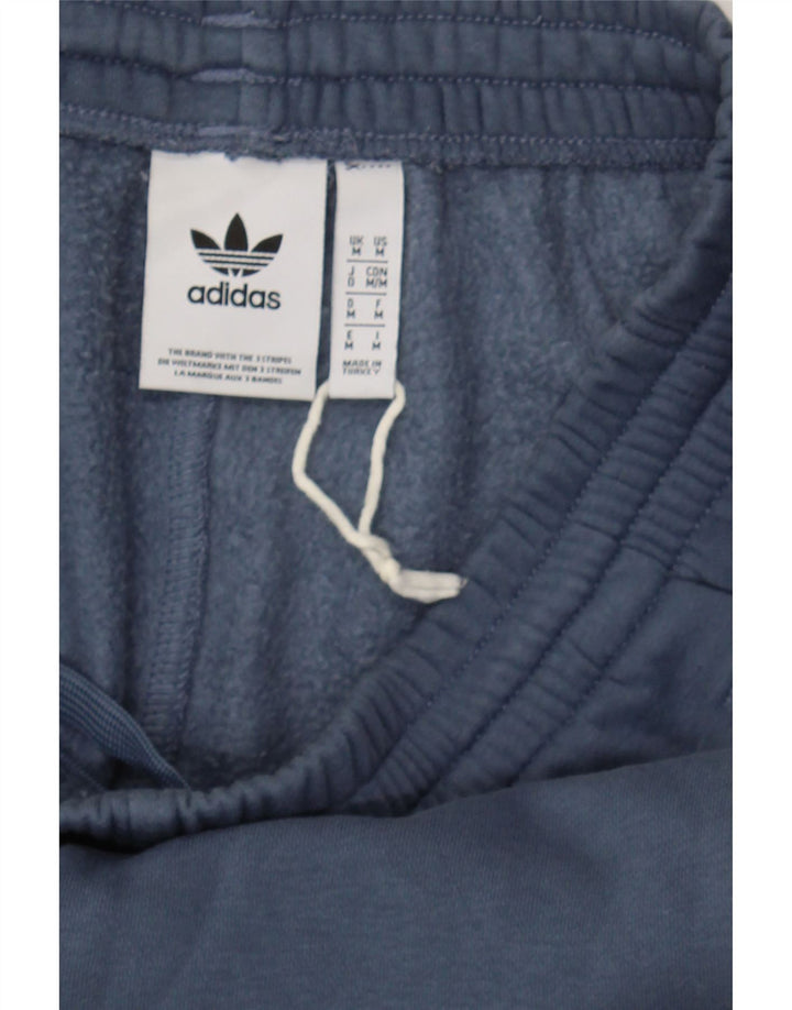 ADIDAS Mens Tracksuit Trousers Joggers Medium  Blue Cotton Vintage Adidas and Second-Hand Adidas from Messina Hembry 