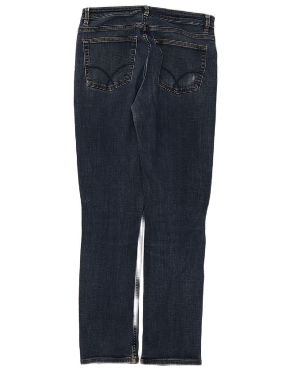 Женские прямые джинсы Crew Clothing UK 10, маленькие W28 L28, синие