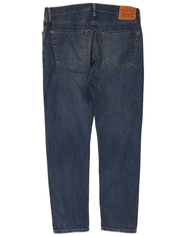 Мужские зауженные зауженные джинсы Levi's 512 W36 L30 синие, хлопок