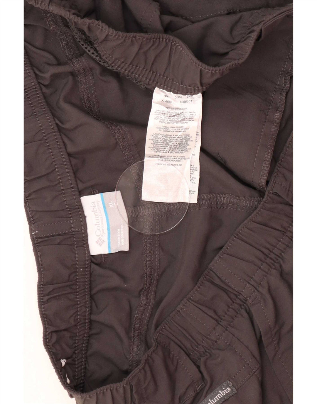 Мужские шорты-карго Columbia XL W36, черный нейлон