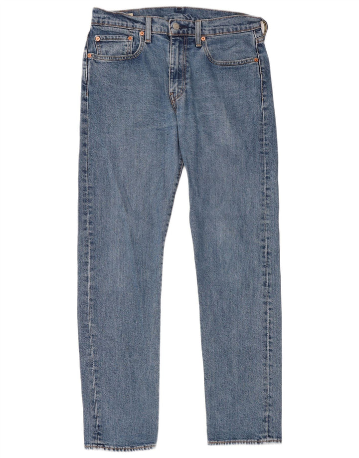 Мужские прямые джинсы Levi's 502 W32 L32 синие, хлопок
