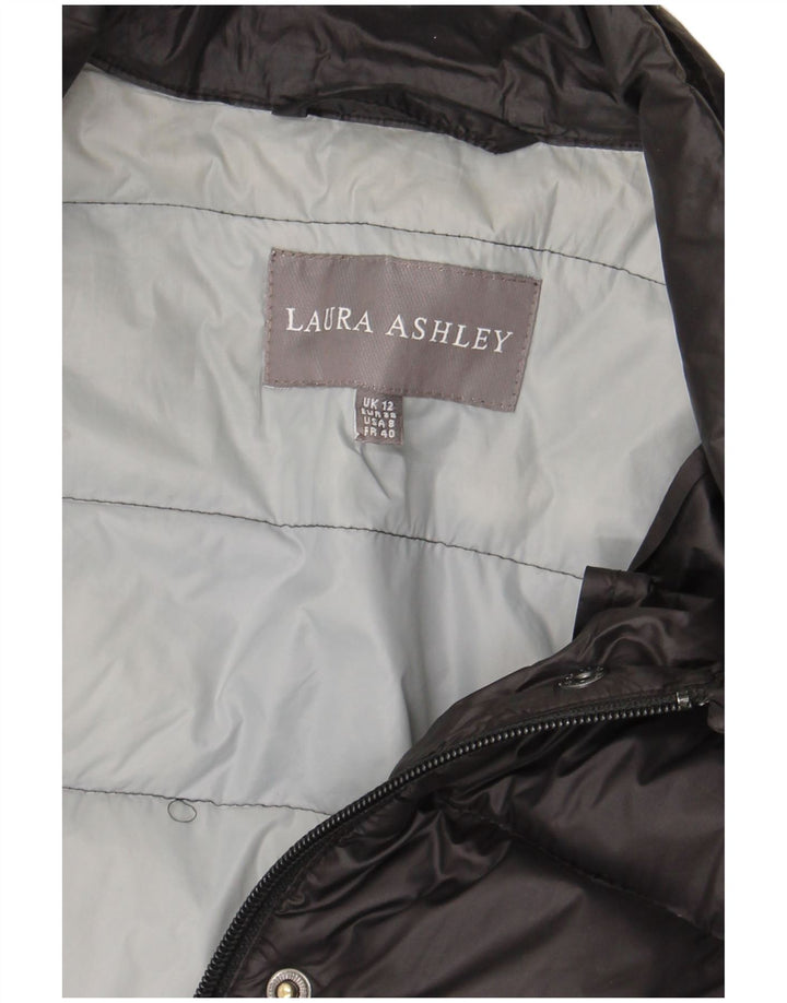 Женская стеганая куртка Laura Ashley UK 12, средний черный
