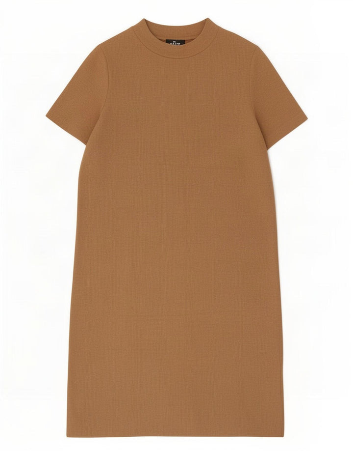 Женское платье прямого кроя Zara UK 16, большое бежевое