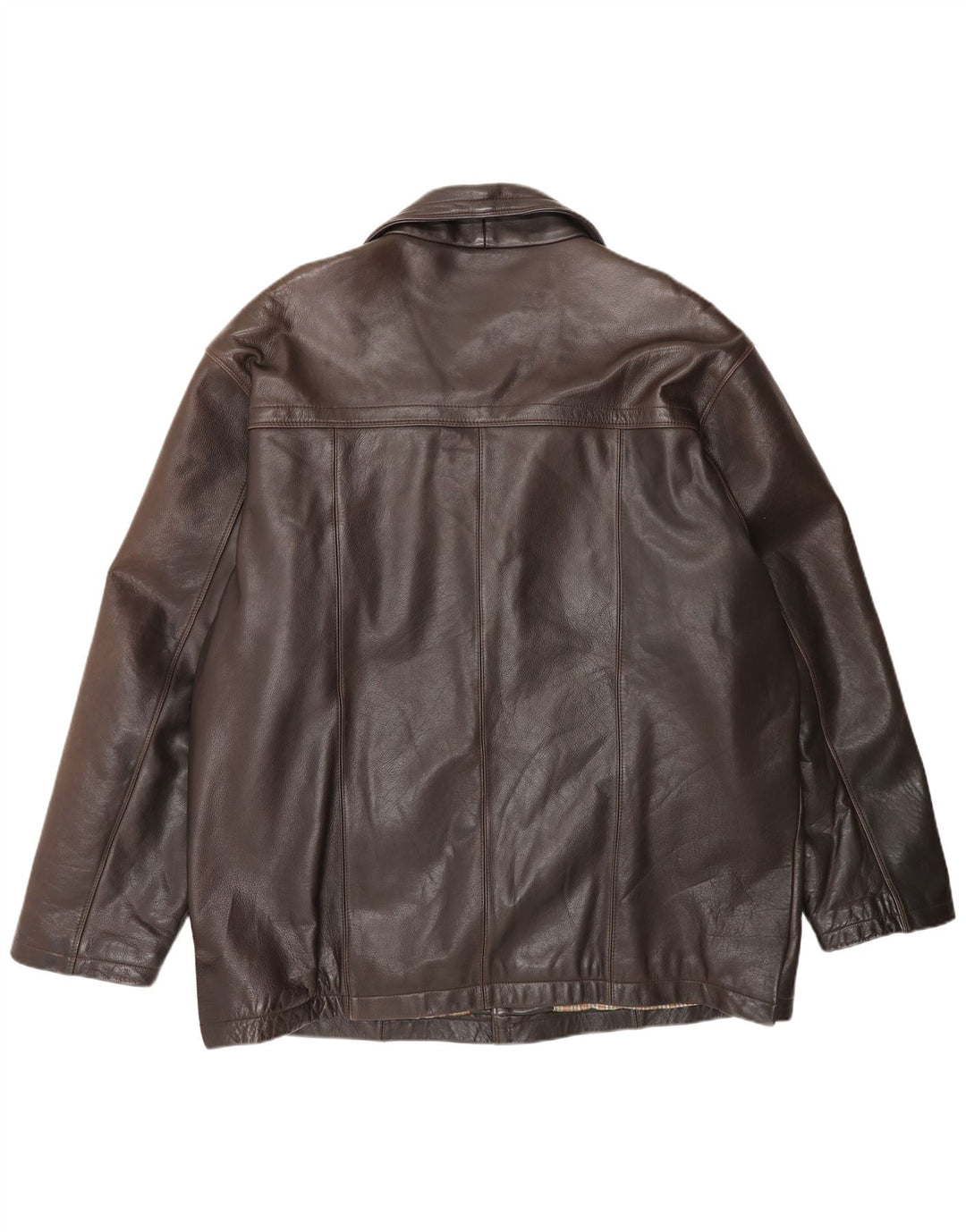 Мужская кожаная куртка Route 66 UK 42 XL коричневая