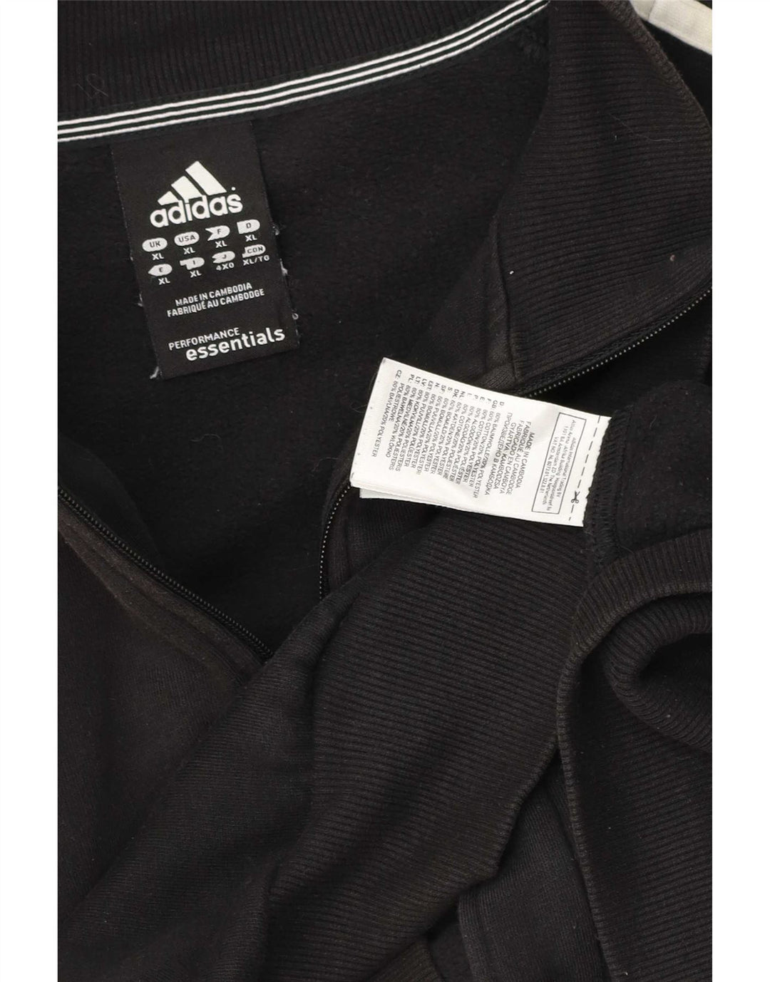 Мужской спортивный костюм Adidas Top Jacket XL, черный хлопок