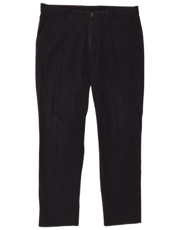 Мужские брюки-чиносы MASSIMO DUTTI стандартного кроя EU 44, большие W34 L31, черные