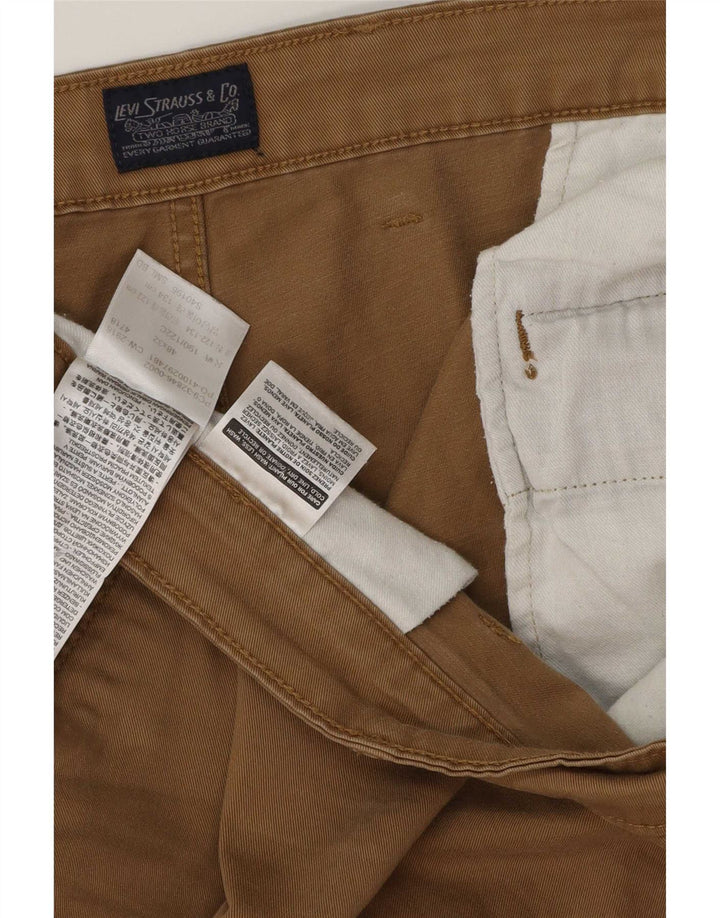 Мужские зауженные брюки-карго Levi's W48 L32, коричневые, хлопковые