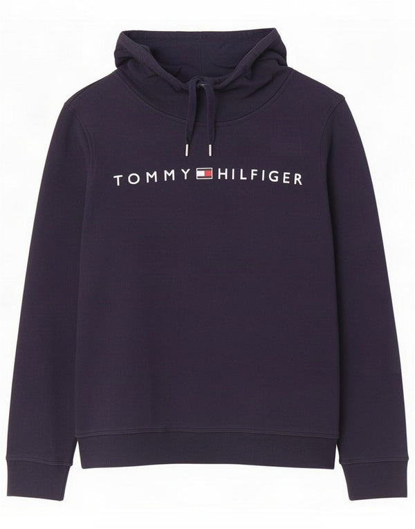 Женский свитер с рисунком Tommy Hilfiger UK 14, средний, темно-синий