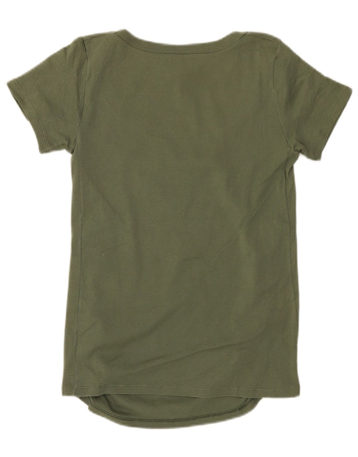 Женская футболка Benetton Top UK 10 Small Khaki
