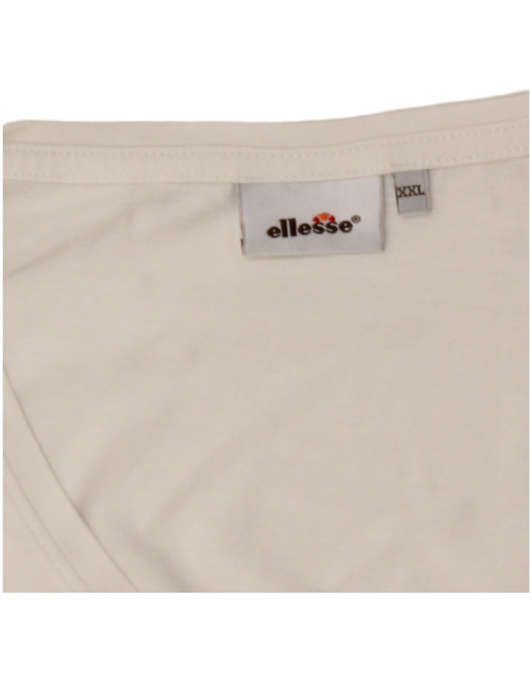 ELLESSE Womens Graphic T-Shirt Top UK 20 2XL White