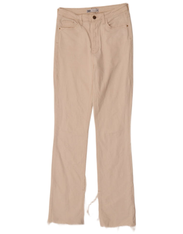 Женские джинсы Bootcut Zara EU 38 Small W28 L32 Off White