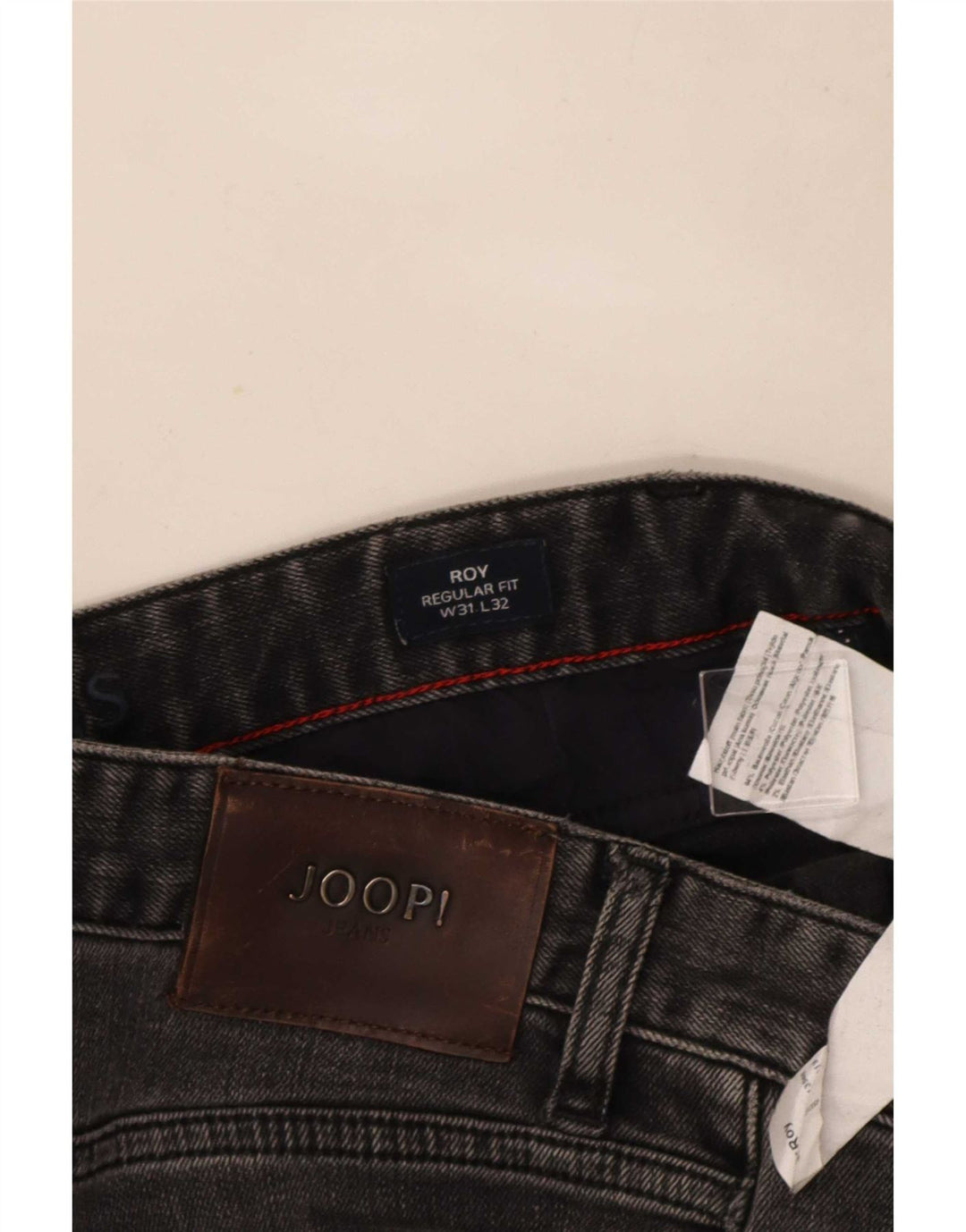 Мужские прямые джинсы Joop Roy Regular Fit W31 L32, серый хлопок