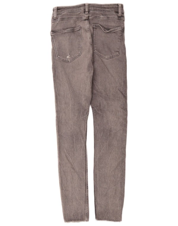 Женские джинсы скинни Zara EU 36 XS W26 L27 Серые