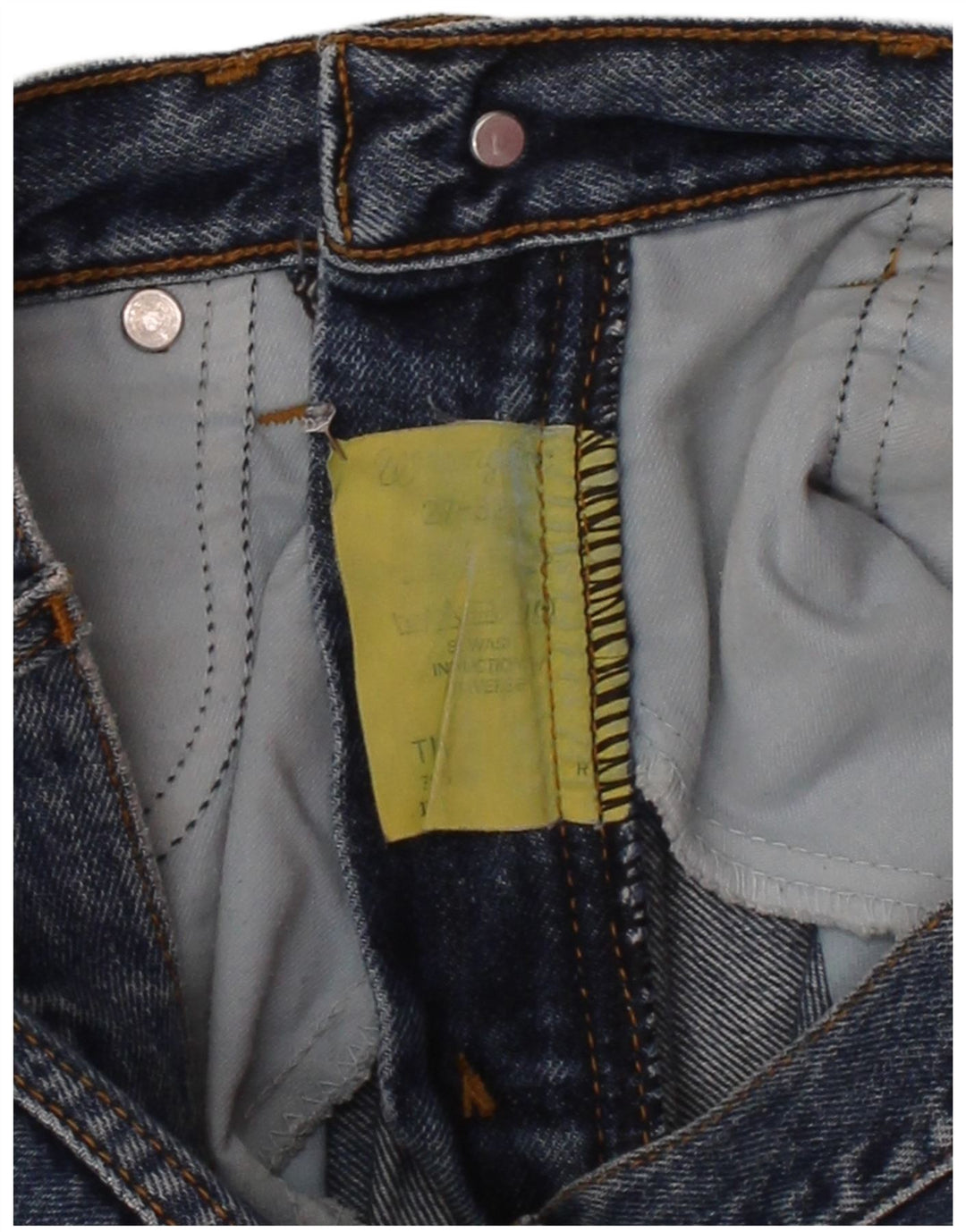 WRANGLER Mens Straight Jeans W27 L32 Blue Cotton