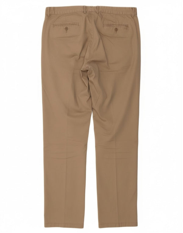 Мужские брюки-чиносы Geox Respira Slim IT 52 XL W36 L33 Бежевый хлопок