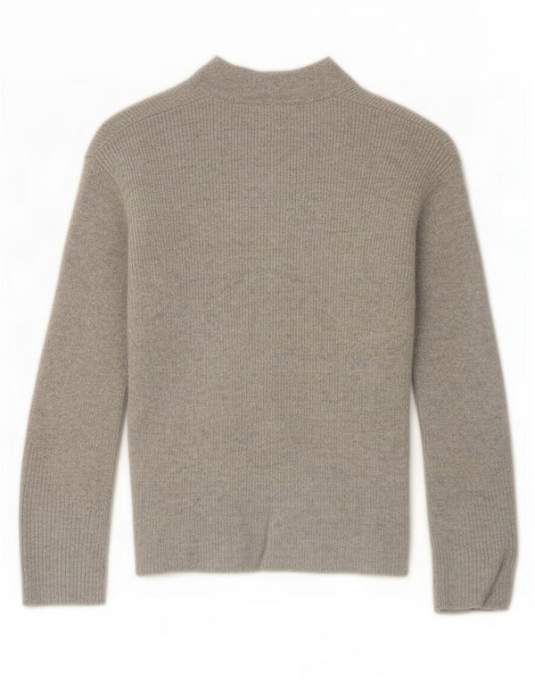 Женский джемпер с v-образным вырезом Tommy Hilfiger UK 4 XS, серая шерсть